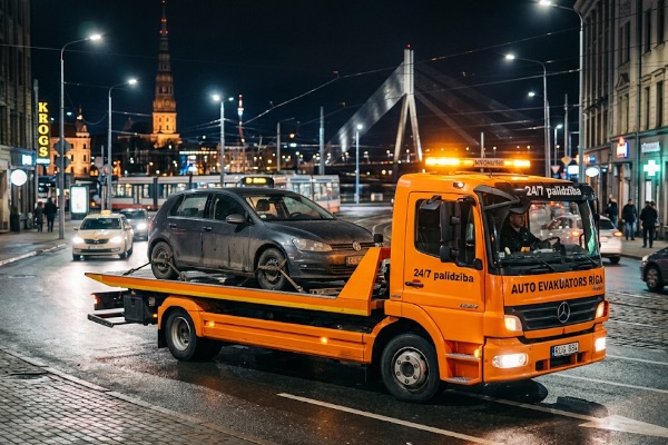 Evakuators 24/7 Rīgā